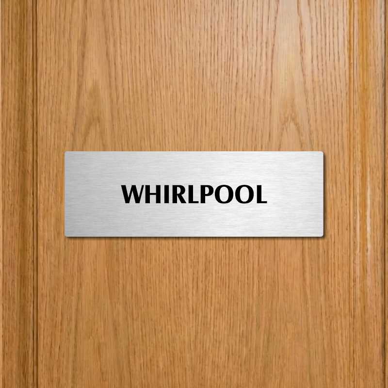 Whirlpool, 200x66mm, zlatá popiska s rámečkem